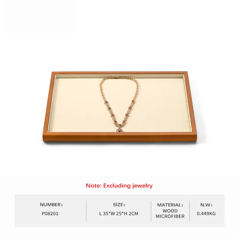 Oirlv Houten Sieraden Lade Sieraden Organisator Rekwisieten Ring Hanger Armband Opslag Plaat Display Lade Sieraden Display Kijkplaat