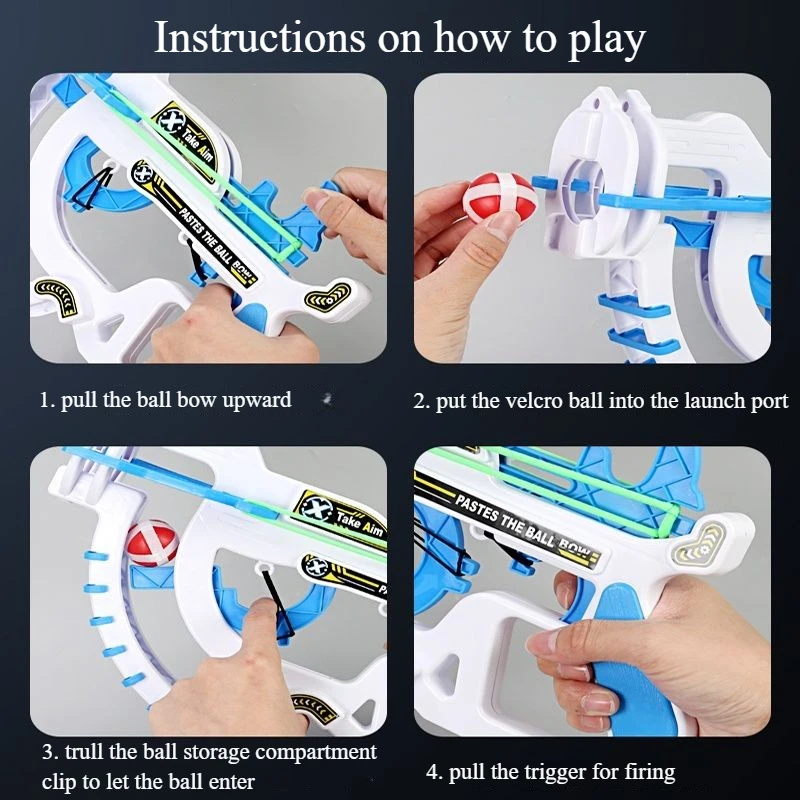 Lançar bola pegajosa estilingue brinquedo das crianças jogando bola pegajosa dos desenhos animados dardo placa pai-filho interação meninos quebra-cabeça diversão