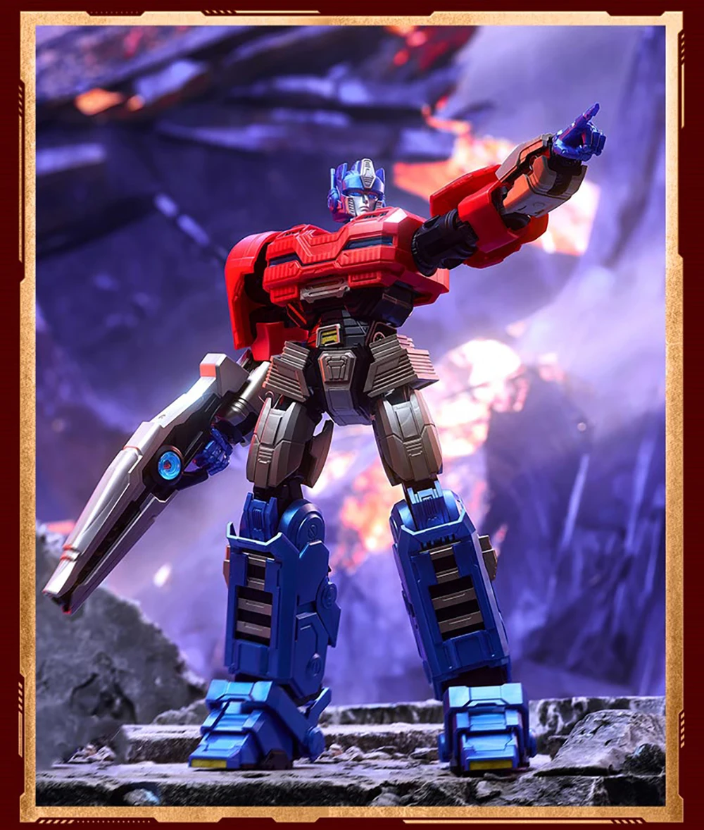 [Op voorraad] Blokees Legend Series Transformers EEN Optimus Prime 18 cm Uitstekende Anime Action Figure Model Kit Speelgoed