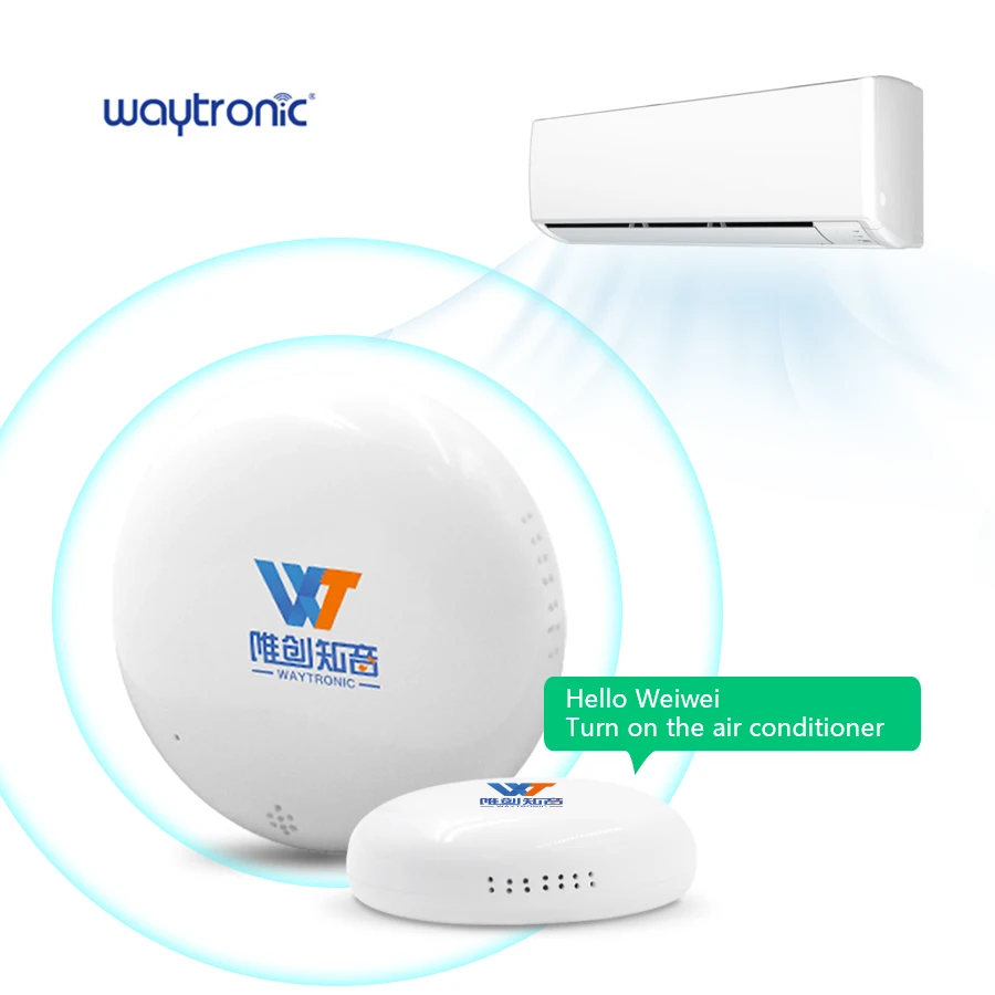 

Multilingual Universal Air Conditioning IR Remote Control Automatic Matching Link Smart Voice Remote Control