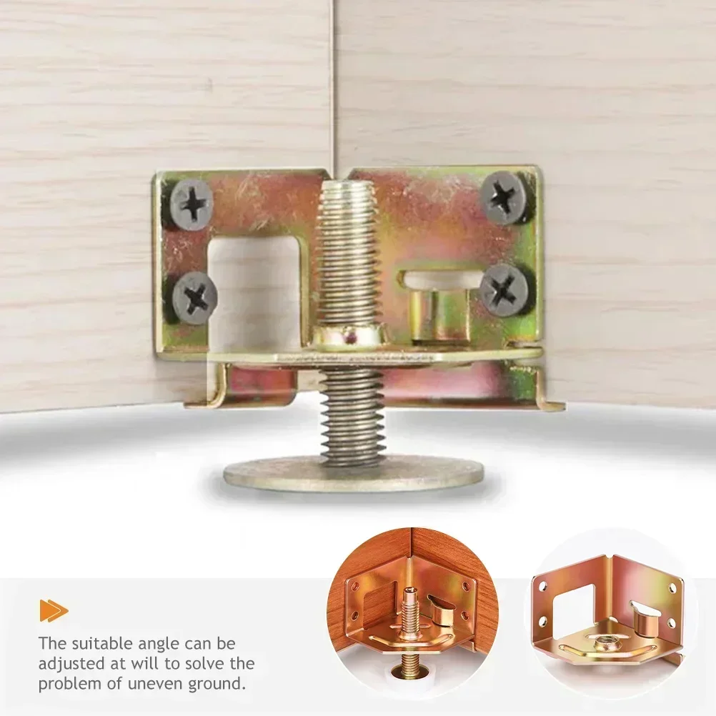 

4 шт. регулировка уровня ног, регулируемые подушечки для мебельных ножек, боковые мебельные ножки, регулируемый выравниватель