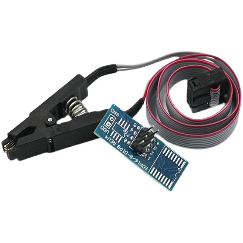 CH341A PCB+Metal EEPROM Flash BIOS USB Programmer Module+SOIC8 SOP8 Test Clip For EEPROM 93CXX / 25CXX / 24CXX DIY KIT