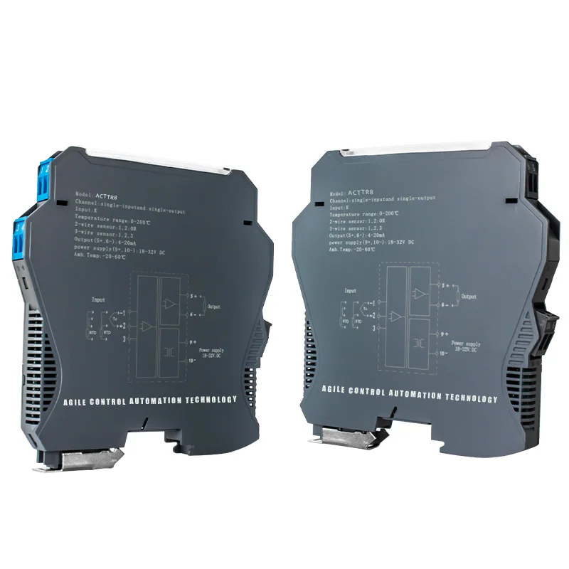 

TC Thermocouple Temperature Transmitter 0-1300°C 4-20mA 0-10V Output K J S Type Thermocouple Temperature Sensor signal Converter