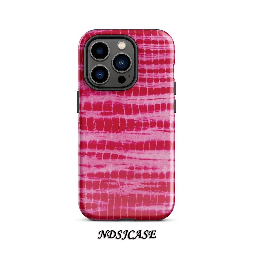 Funda de teléfono Magenta Tracks para iPhone 17 16 15 14 13 12 11 X XS XR XSMAX 7 8 Air Pro Max Plus, funda trasera de lujo de doble capa