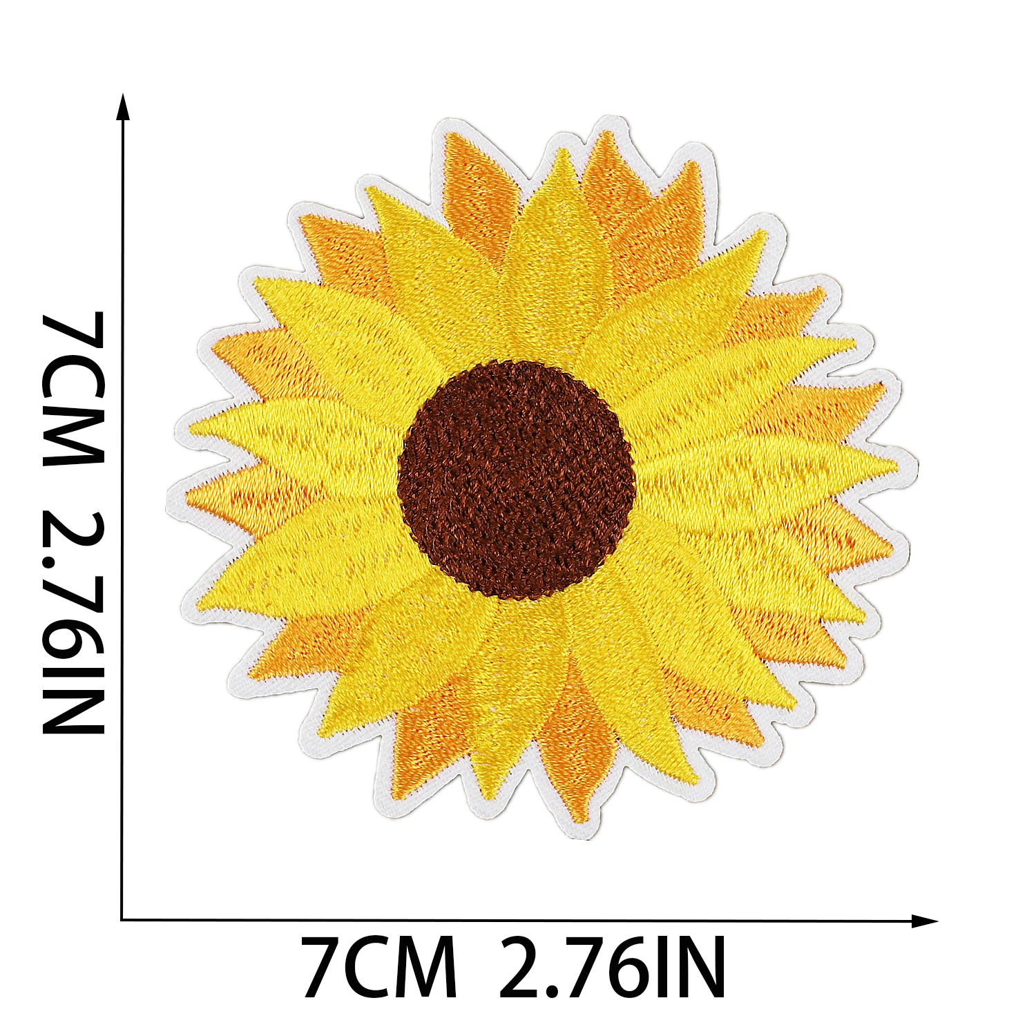 Cartoon Girls Boys Kids Clothing Sticker Iron On Bee Sunflower Car Bike Patches Embroidery Sewing Stripe Badge Clothing Applique