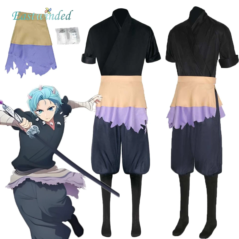 

Tokyo Blade Anime Oshi of Ko Cosplay Costume Black Uniform Socks Outfits Halloween Roleplay Clothing Carnival For Adult Men