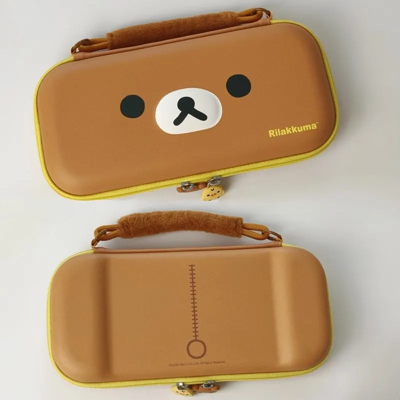 Rilakkuma Themed Accessories Set Compatible With Nintendo Switch 2 Ns2 Carrying Case Protective Shell Thumb Grip Caps Game Gift - view 3