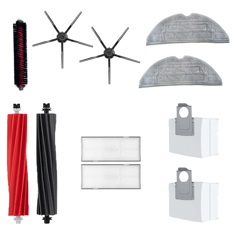 

A96I-For Roborock S8 Pro Ultra /G20 Spare Parts Vacuum Cleaner Main Side Brush HEPA Filter Mop Cloth Accessories