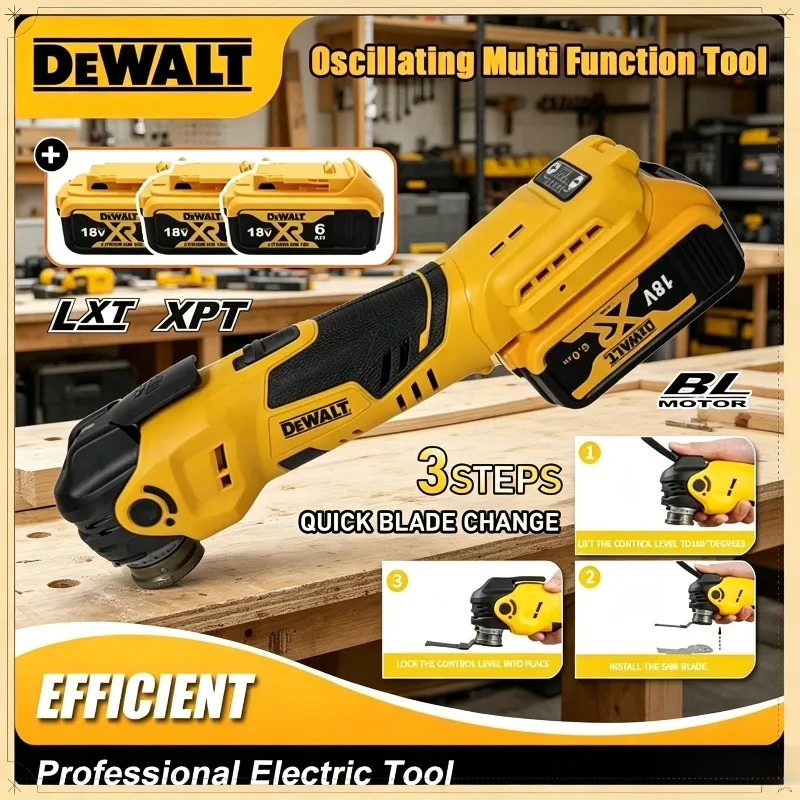 

Электрический триммер Dewalt, многофункциональный вибрационный инструмент, осциллирующий триммер для аккумуляторных инструментов 18В, электрическая пила