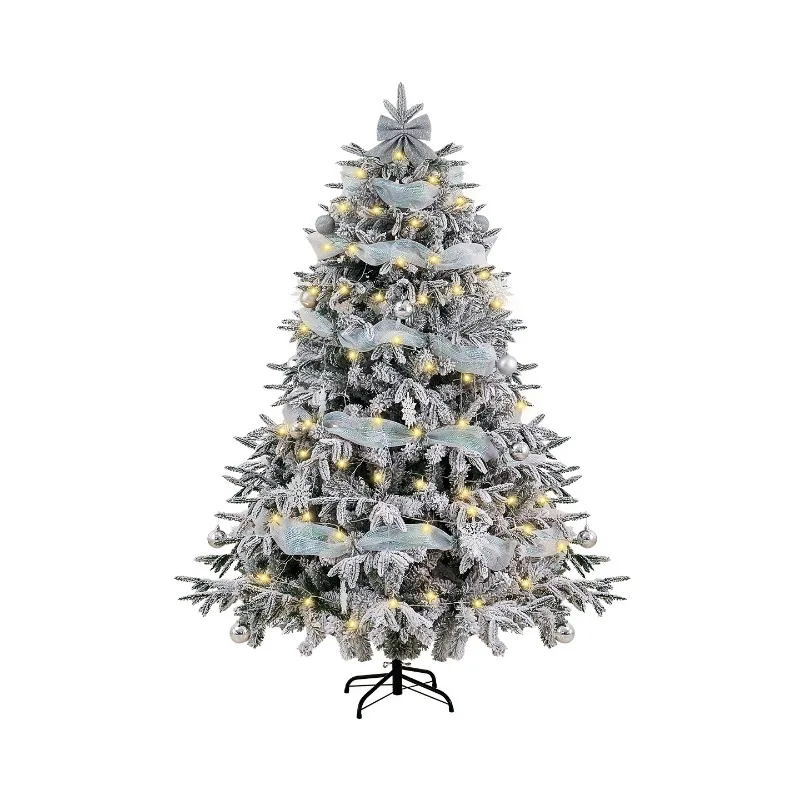 Snowfall Christmas Tree Simulation 1.2m PE Luxury Plush Tree Home Shopping Mall Decoration Christmas Decorations