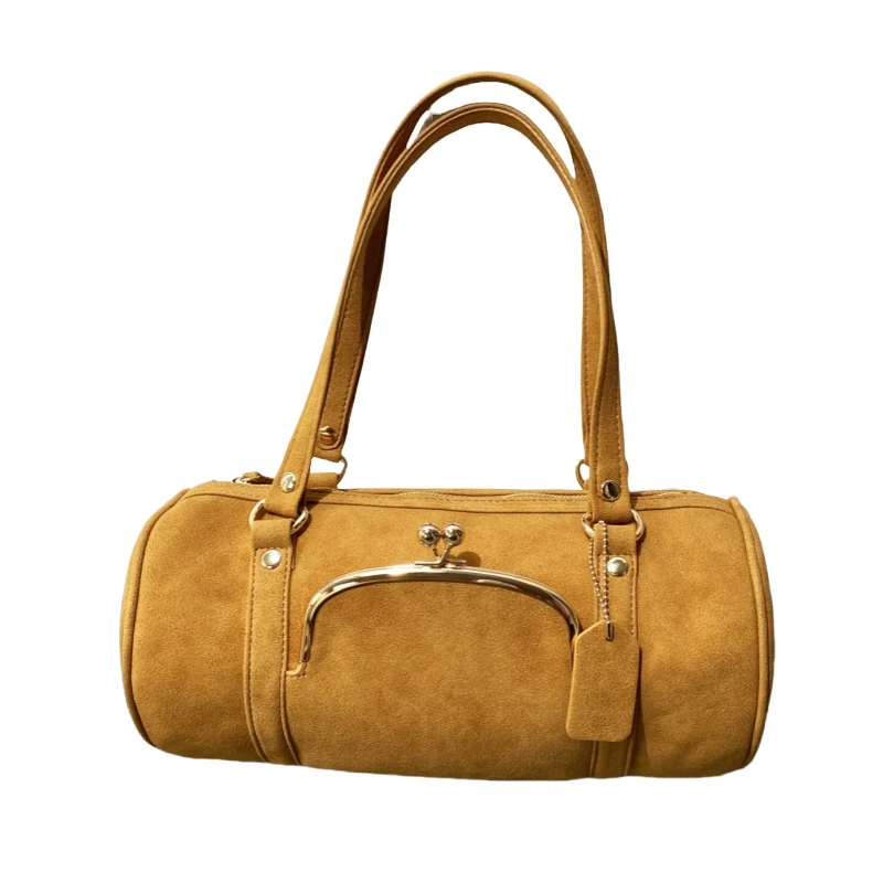 retro-faux-suede-barrel-shaped-women's-shoulder-bag-luxury-designer-clip-buckle-boston-underarm-bag-handbag-and-purses-2026