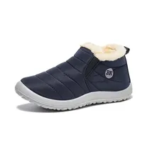 Men Boots Snow Outdoor Men's Shoes Plus Size Men's Winter Boots Plush Shoes Men Waterproof Men's Boots Male Footwear Work Shoes