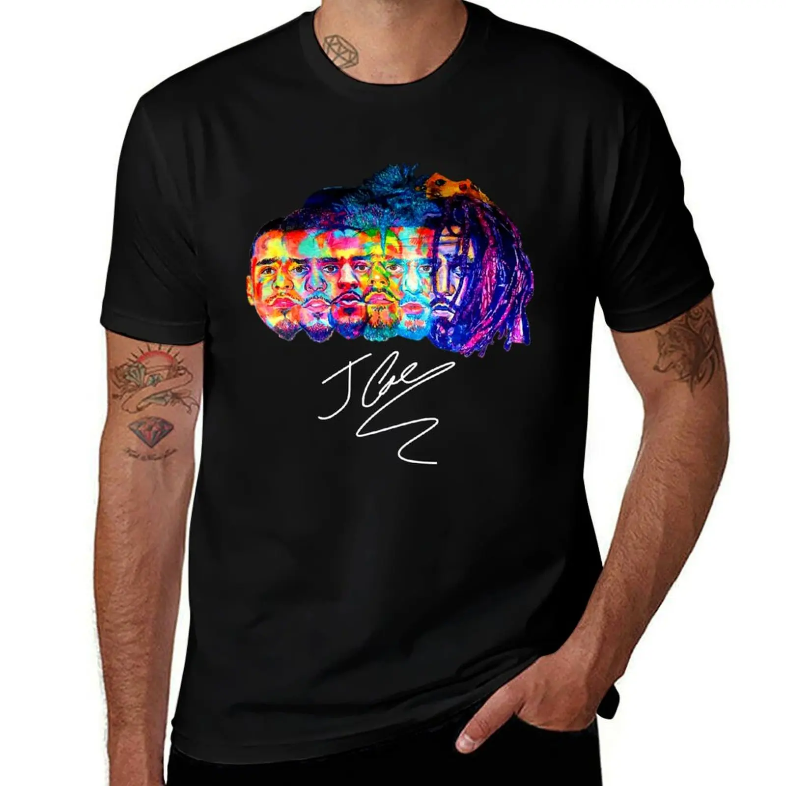 Evolution of J Cole For Fans T-Shirt Comfort Stretch Tee Shirt T-Shirt
