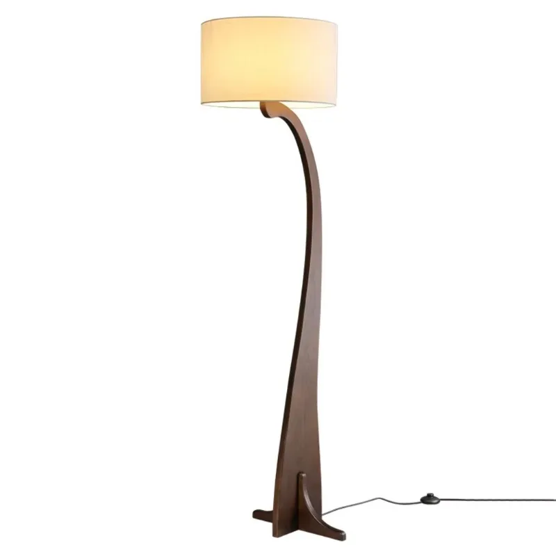 Chinese living room floor lamp bedroom study art simple hotel villa decorative lamp