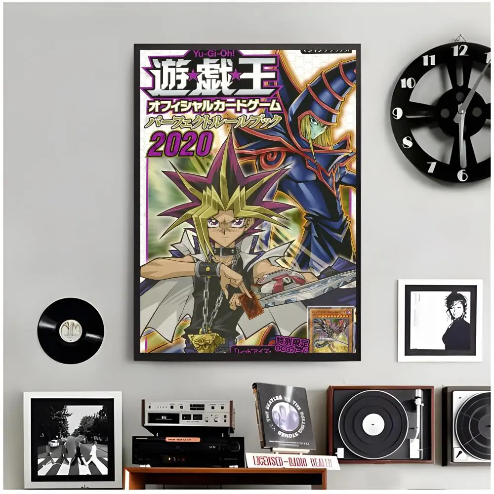 anime tradingcardgame Y-Yu Gi Oh Poster Modern Wall Art Home Decor Living Room Decorative Print Unframed