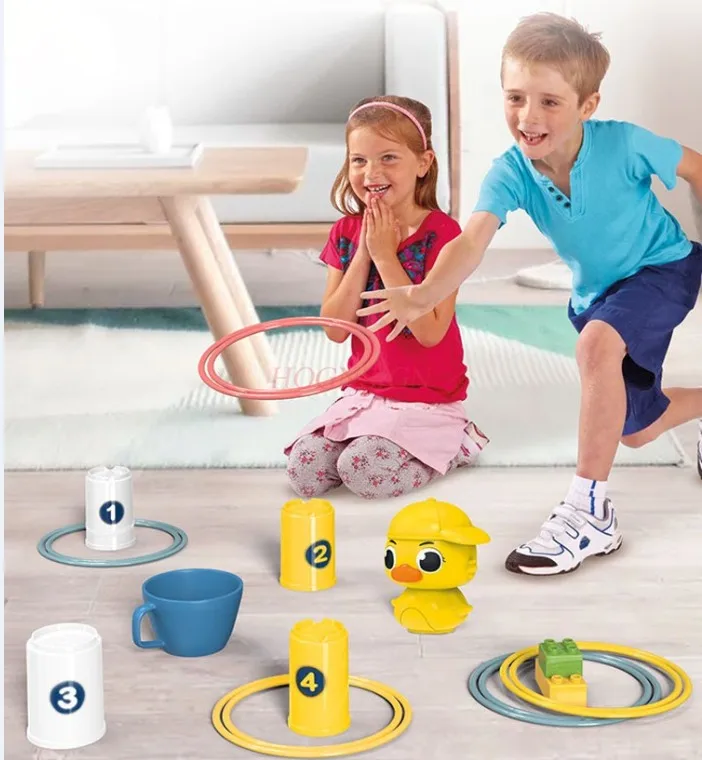 Jeux pour enfants: canetons, boucles et boucles. Jouets de puzzle pour enfants âgés de 2 à 4 ans, éducation de la petite enfance