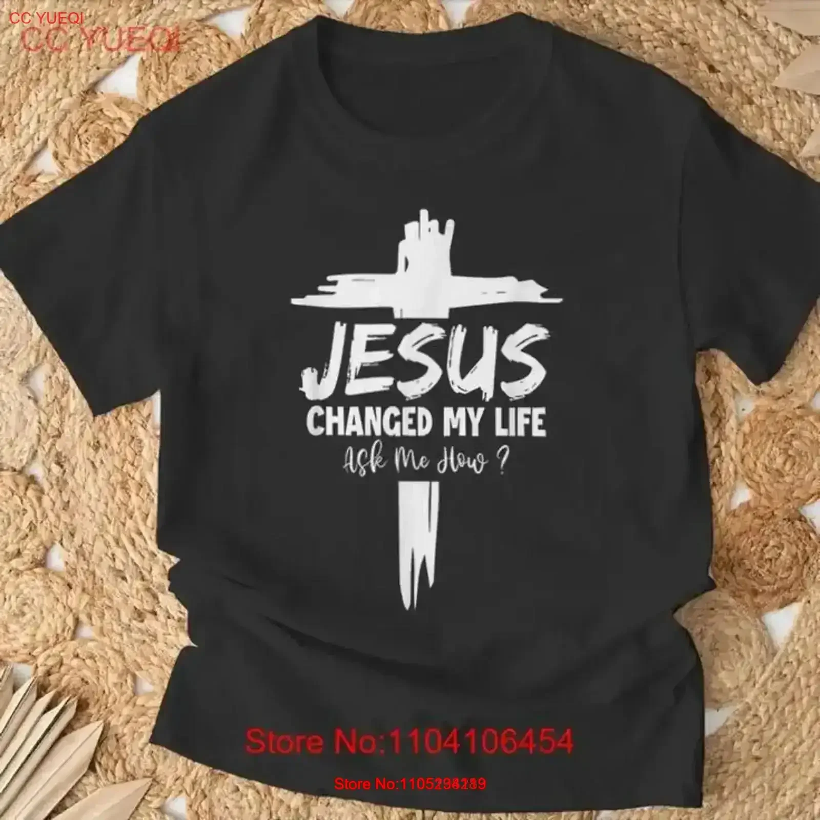 

LIMITED Jesus Changed My Life Ask Me How Christ Devo T Shirt vintage Washed streetwear Stretched Comfortable designer clothes