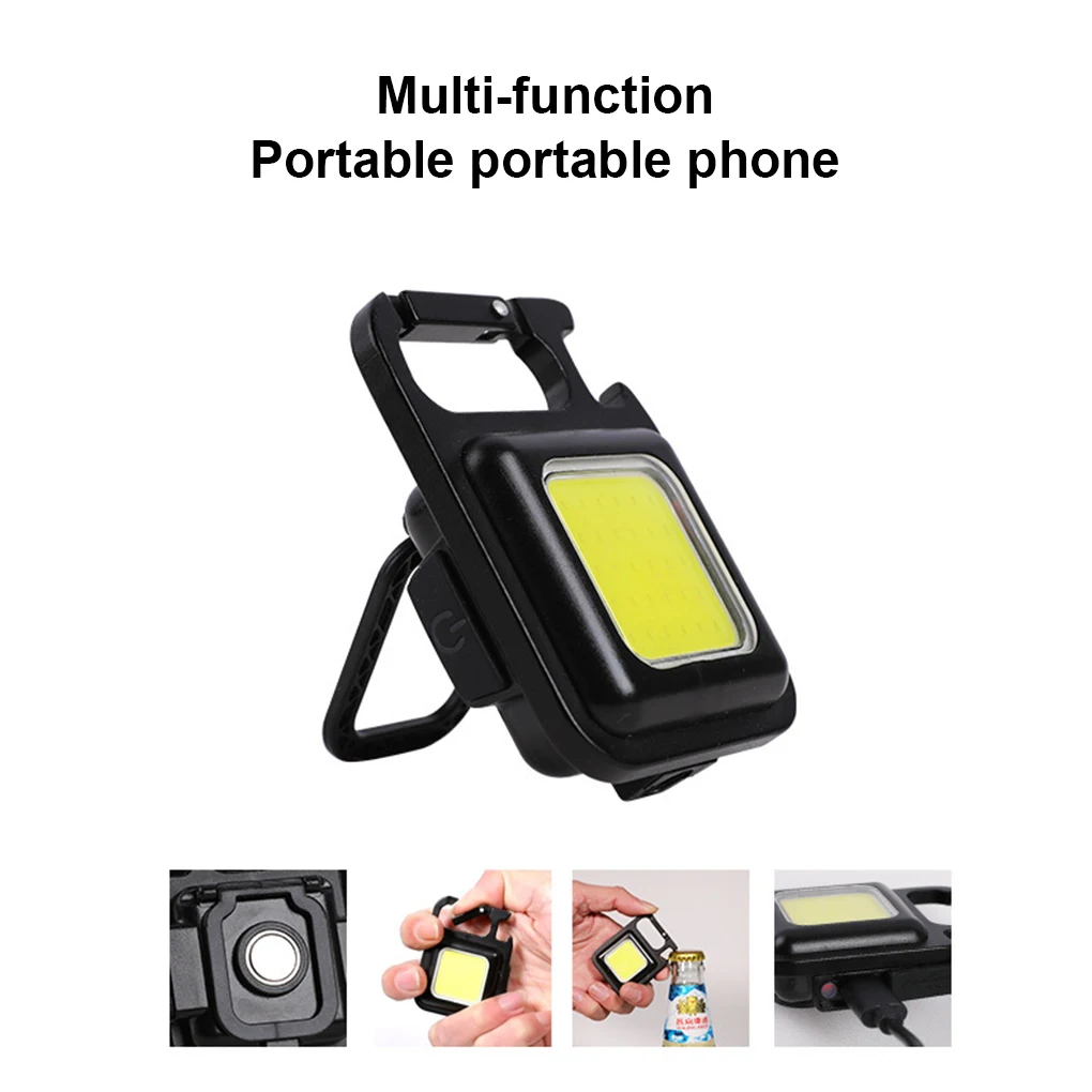 Portátil LED Light para Camping e Pesca, Handheld Swivel Floodlight, Lâmpada de emergência, Iluminação de segurança, Viagem Acessórios