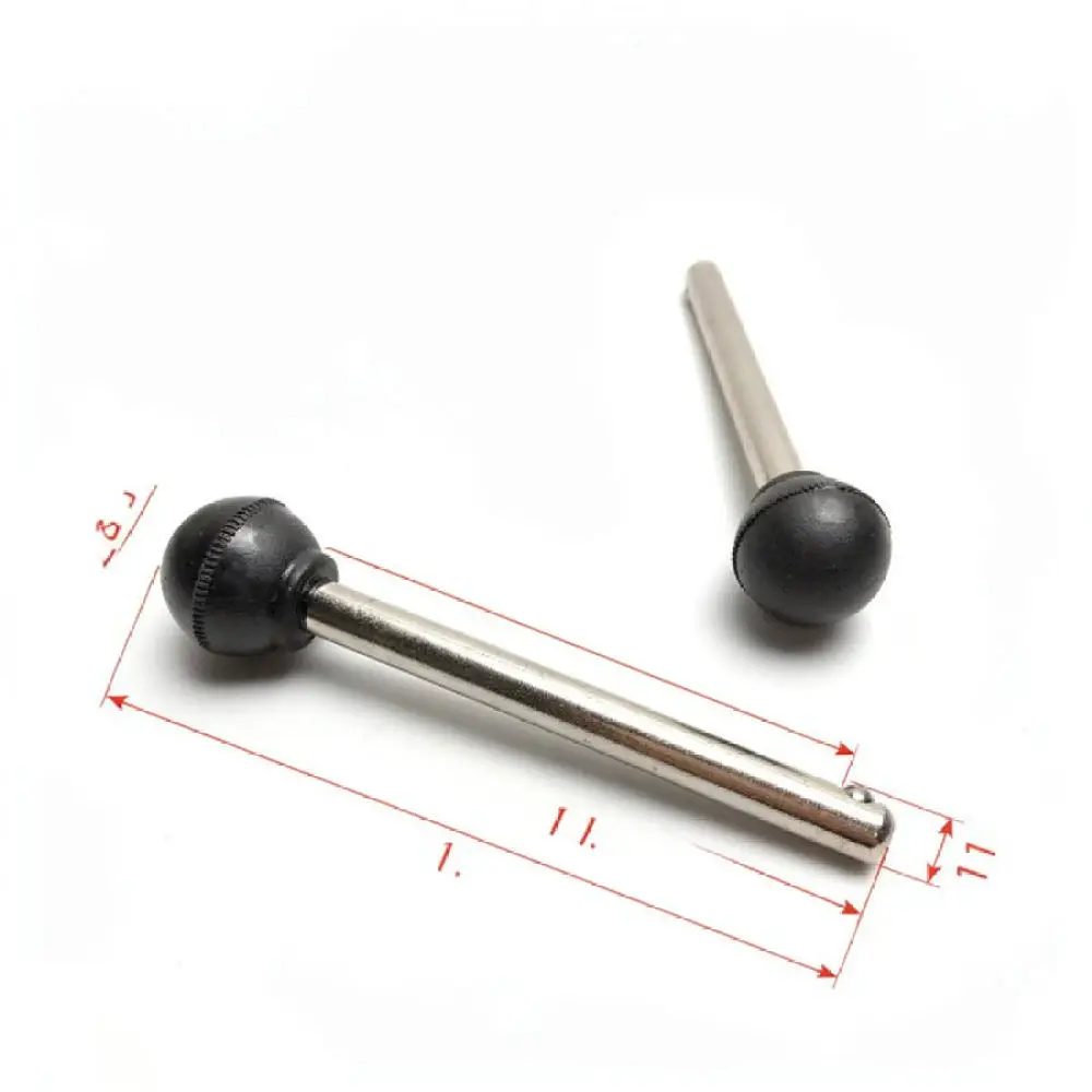 Robust Metal Spring Ball Lock Pin 10mm Diameter For Fitness Machine Parts Quick Adjustment Gym Equipment Fixing Pin