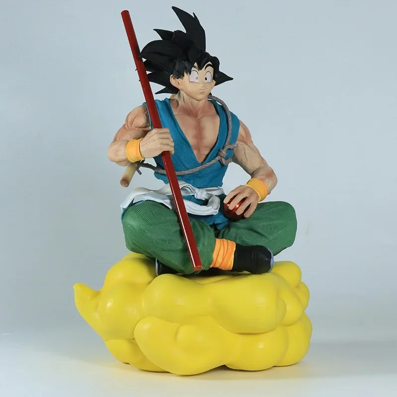 Dragon Ball Super Saiyan Son Goku Nimbus Cloud Pole Sitting Cloud Sitting Position Pvc Action Figure Collectible Model Toy Box