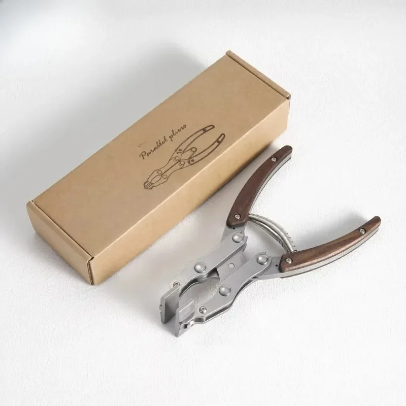 Nattools Flat Tooth Pliers Handmade Diy Leather Pliers Jaws 38mm Nattools Parallel Pliers
