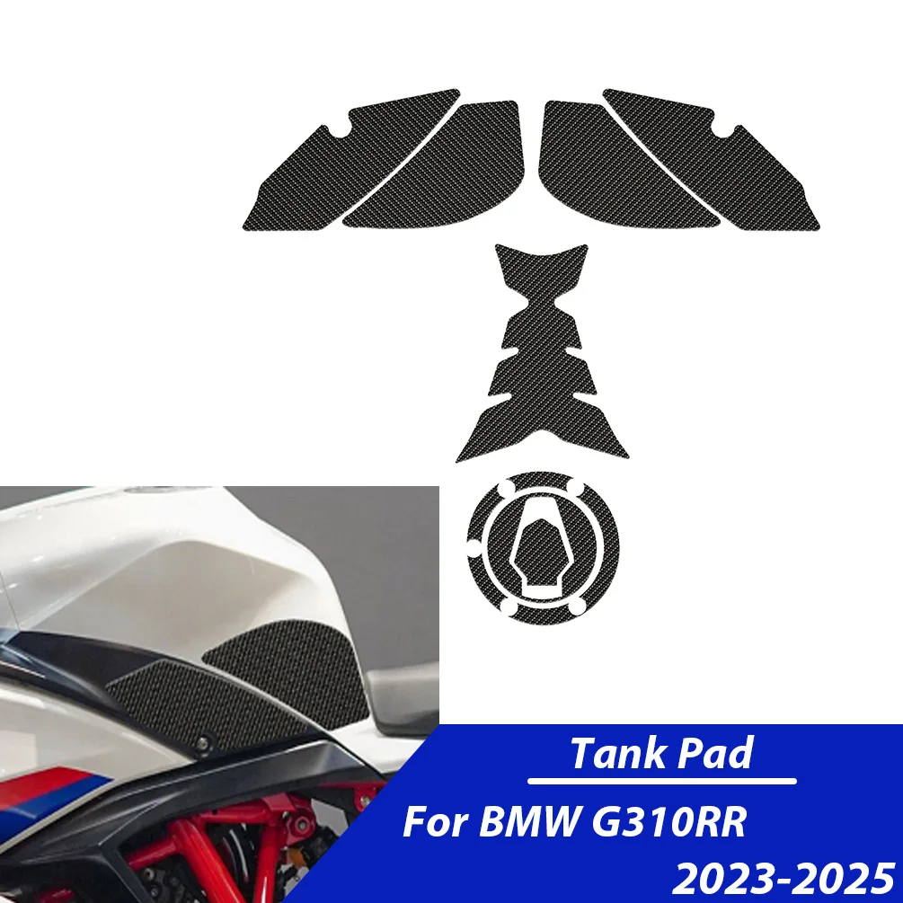 

For G310RR Tank Pad Stickers Gas Protector For BMW G 310RR 2023 2024 2025 G310 RR Motorcycle Kit Knee Protection Accessories