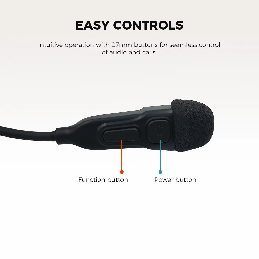 Motorrad Bluetooth Helm Headset Doppel Ohren Sprachsteuerung Freisprechen BT5.3 Wasserdichte Kopfhörer Musik Mikrofon Player