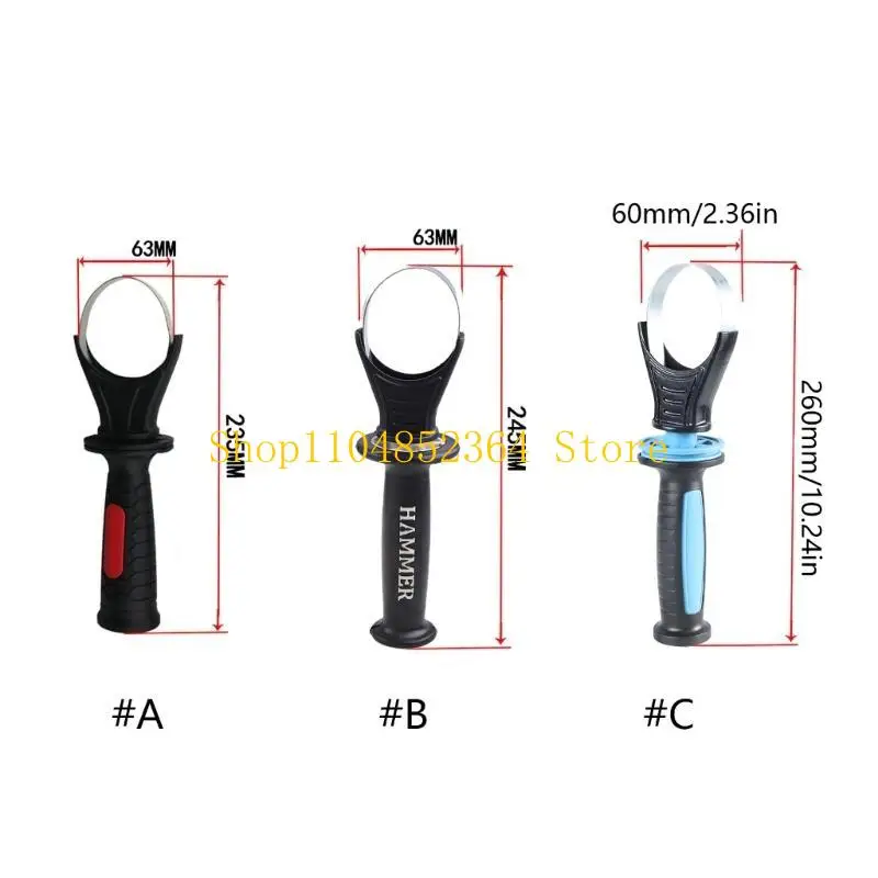 652F Non-slip Plastic Handle Drill Handle Adjustable Drill Heavy Duty Electric Hammer