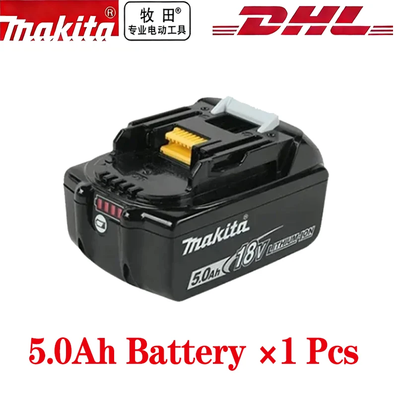 NIEUWE 2026 Originele 18V Makita 5.0Ah 6.0Ah Makita Batterij Vervangende Lithium Batterij BL1840 BL1850B BL1850 BL1860