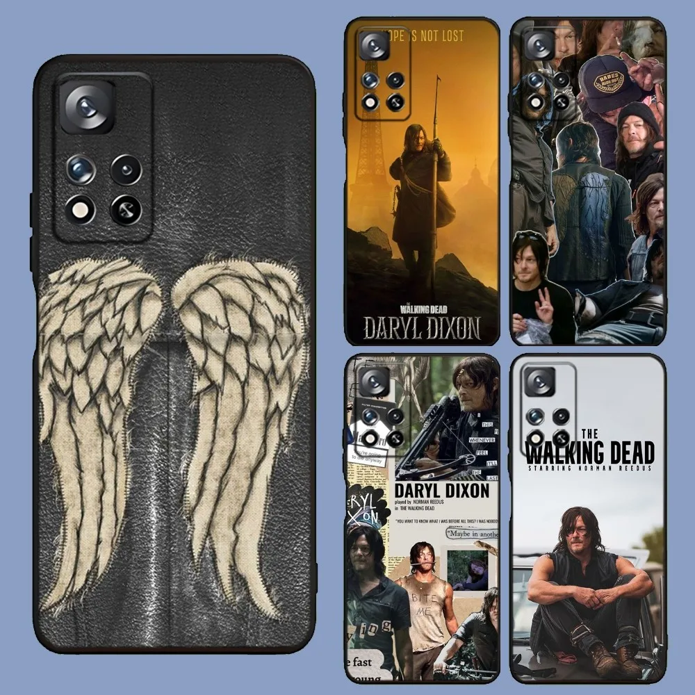 The W-Walkings D-Dead Daryl Dixon  Phone Case For Samsung Galaxy A13,A21s,A22,A31,A32,A52,A53,A71,A80,A91 Soft Black Cover