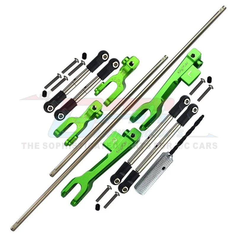 GPM Metalen Voor Achter Sway Bars Linkage Trekstang 8596 + 8597 + 8598 voor Traxxas 1/7 UDR Onbeperkt Desert Racer 85076-4 85086-4 - afbeelding 1