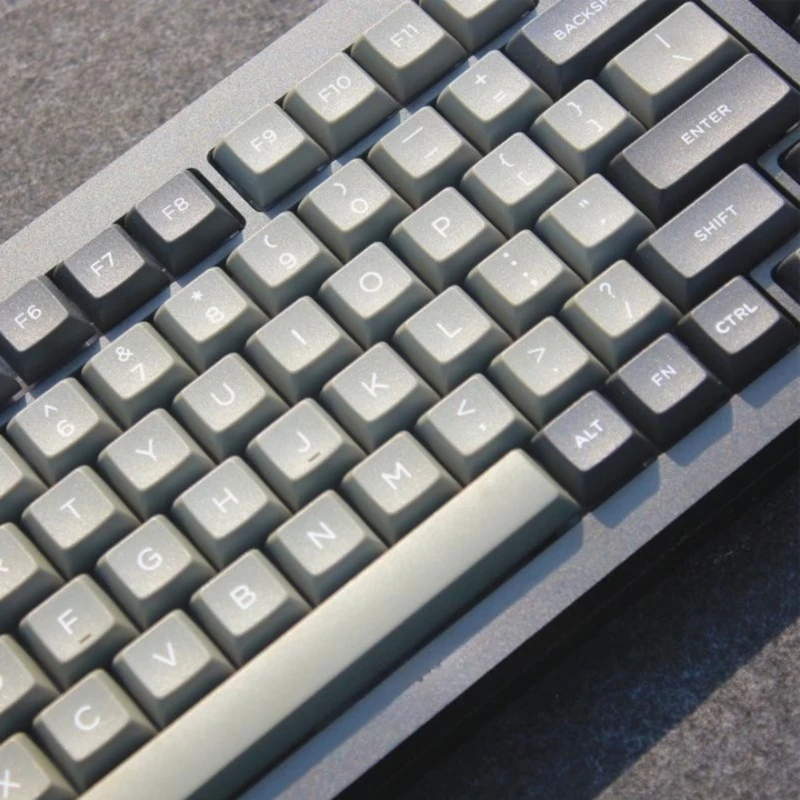 130 tasti Minimalist Double Shot grey DSA Keycaps per MX switch tastiera meccanica thuspbt Keycap Keycap keyboard key Caps