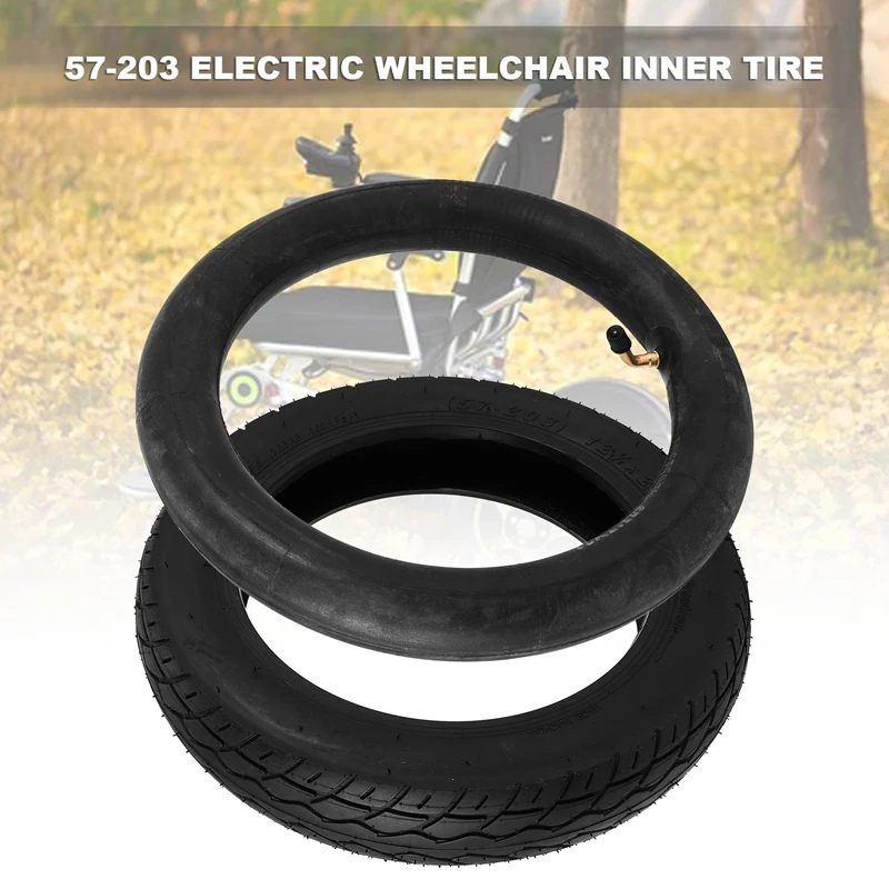 12 1/2X2 1/4 Battery Car Tire 57-203 Electric Wheelchair Inner And Outer Tire 62-203 Pneumatic Tire