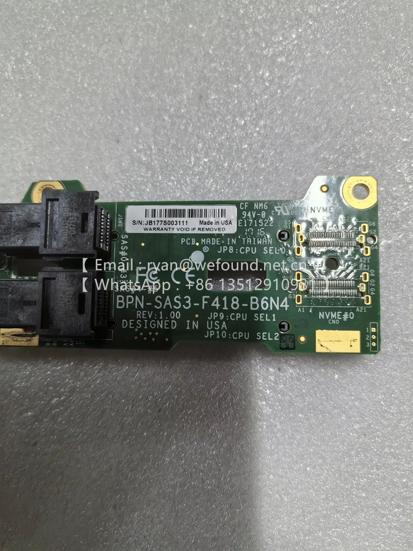 BPN-SAS3-F418-B6N4 لوحة الكترونية معززة هجينة ذات 6 منافذ