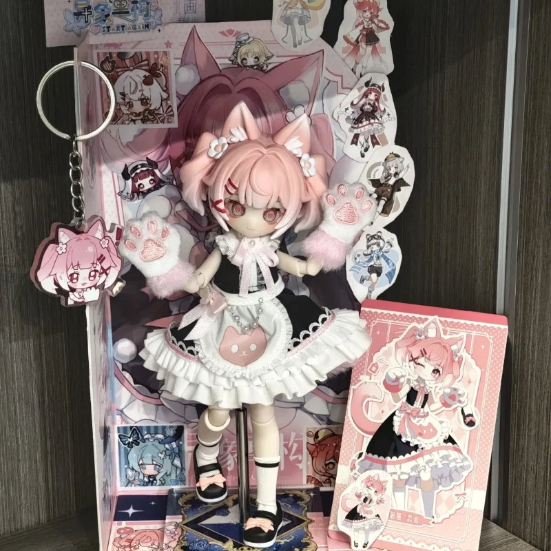 

Authentic Sakura Art Collection 1/12 Bjd Doll Posable Action Figure Blind Box Decorative Figurine Girl Birthday Gift