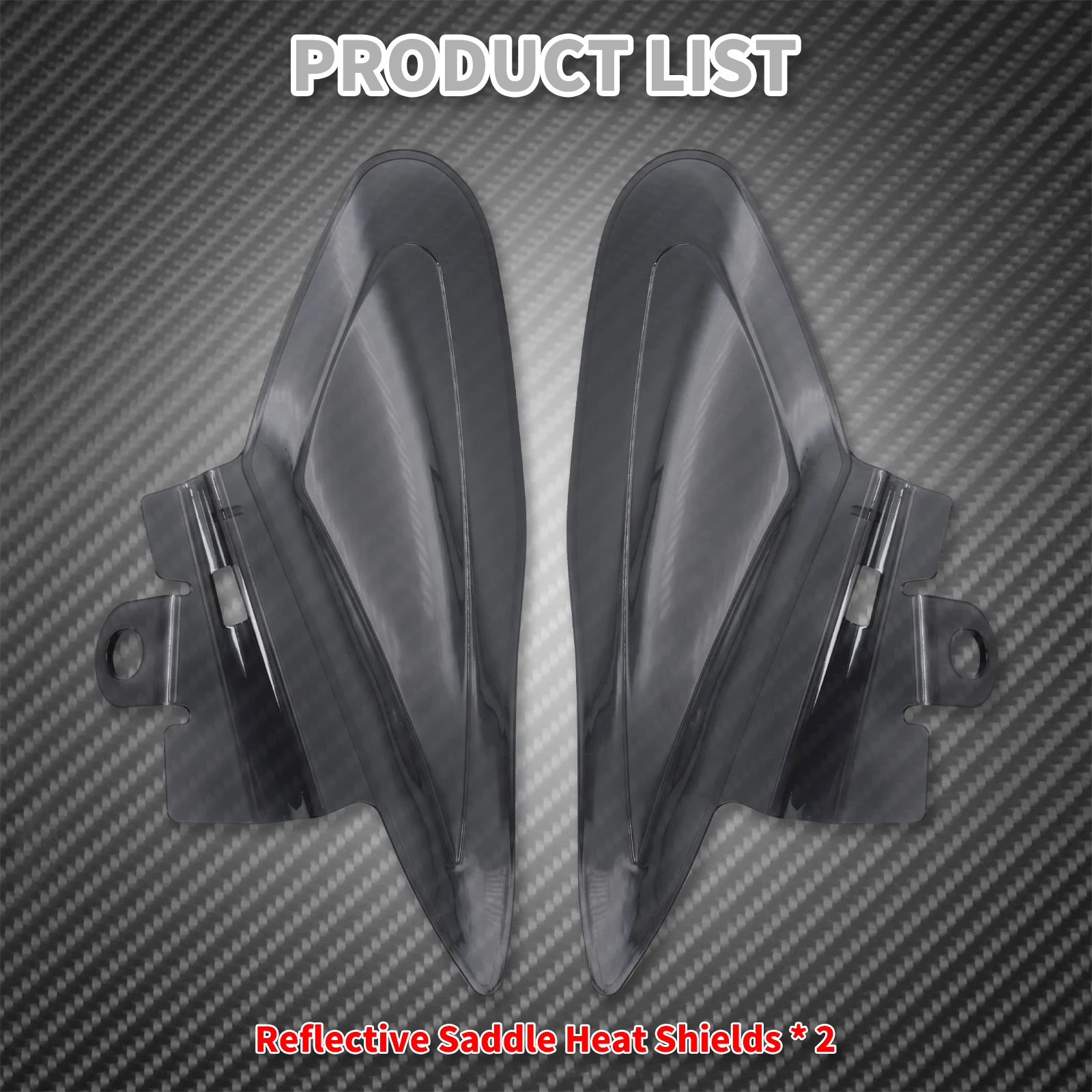 Motorcycle Grey Engine Saddle Shields Heat Air Deflectors For Indian Chief Chieftain Vintage Dark Horse Roadmaster 2014-2023 view 5