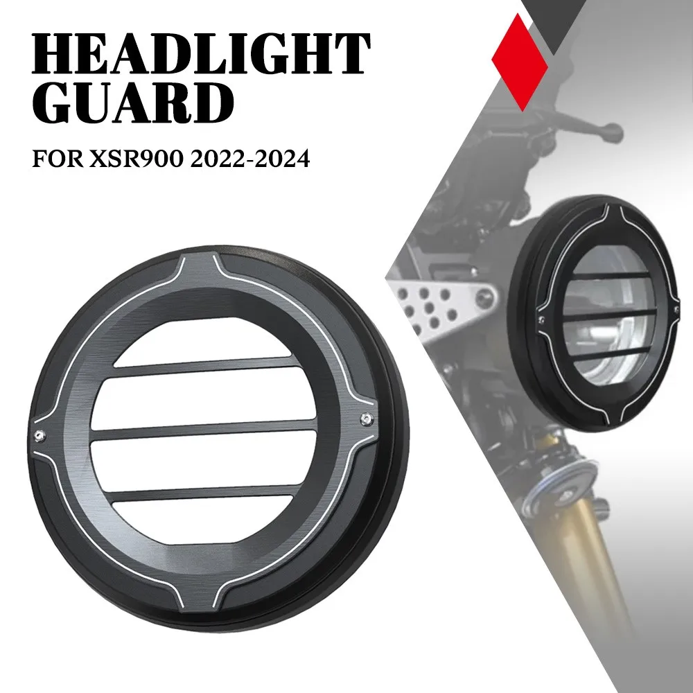 Motorcycle Headlight Protector Cover For Yamaha XSR 700 XSR700 XTribute XSR 900 2022-2023-2024 Headlight Grill Guard Light Cowl