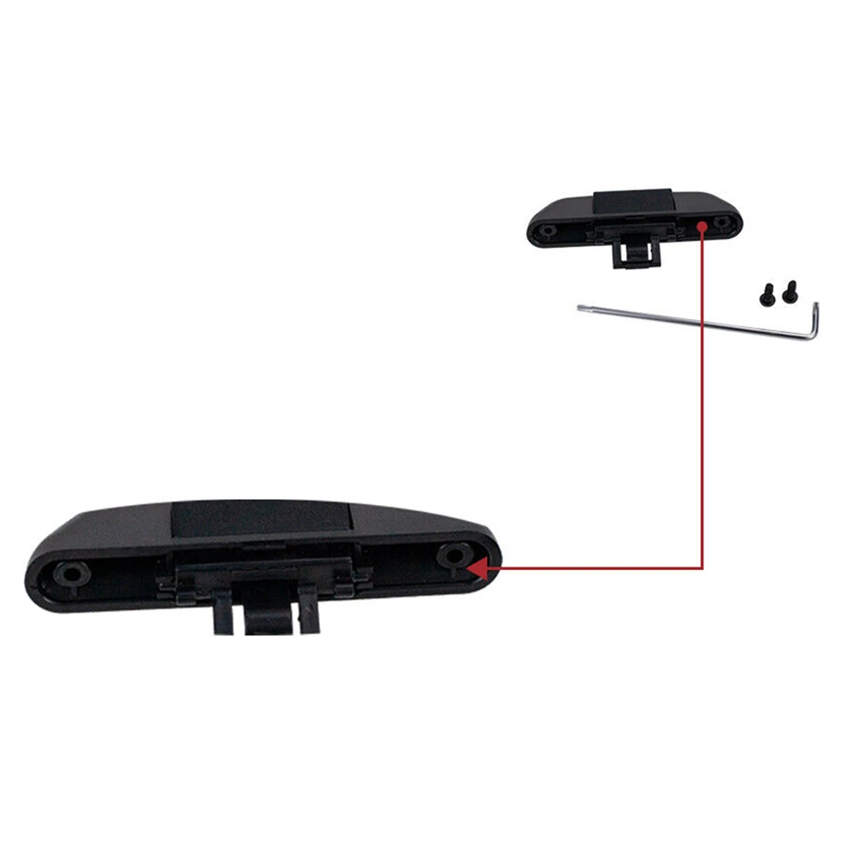 AU33-Car Sunroof Handle 4L0898924B For Q7 2007 2008 2009 2010 2011 2012 2013 2014 2015 Black