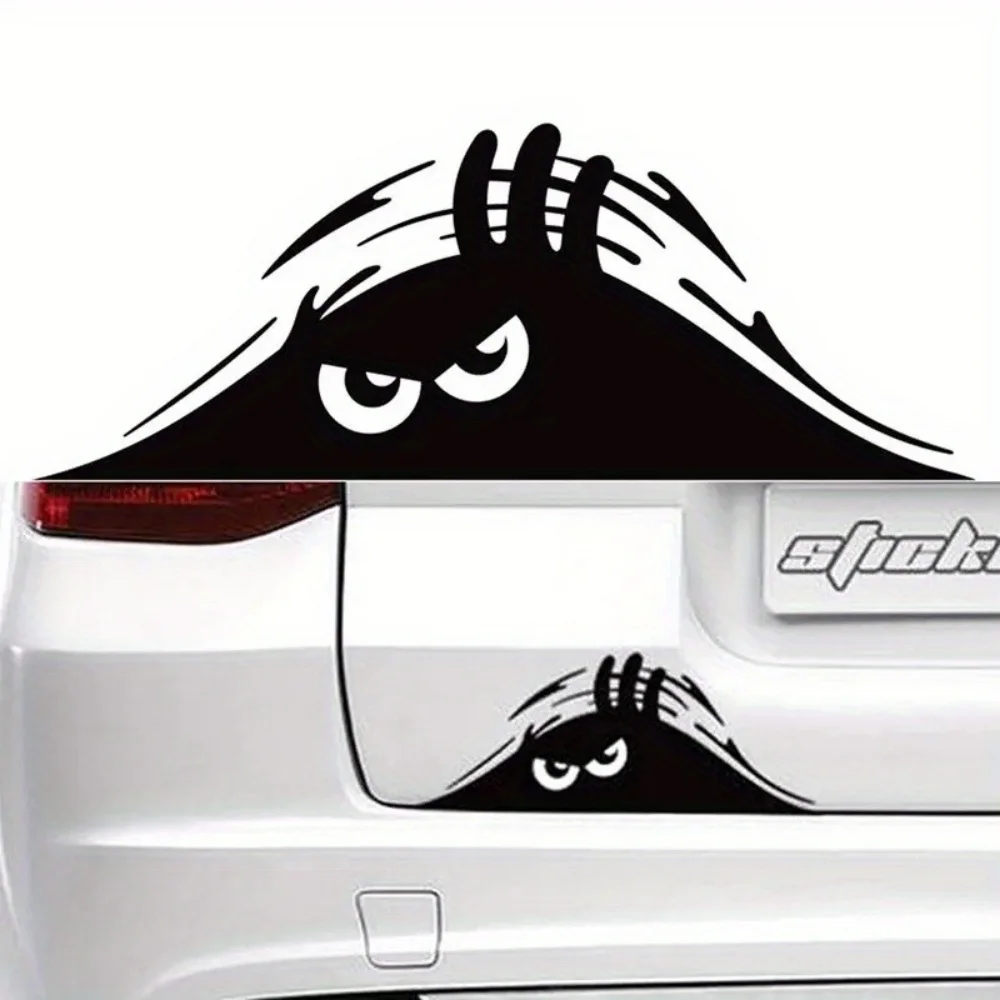 Car interior stickers Various Colors Vinyl Decal Angry Peeping Devil Eyes Motorcycle Decorative Accessories Creative