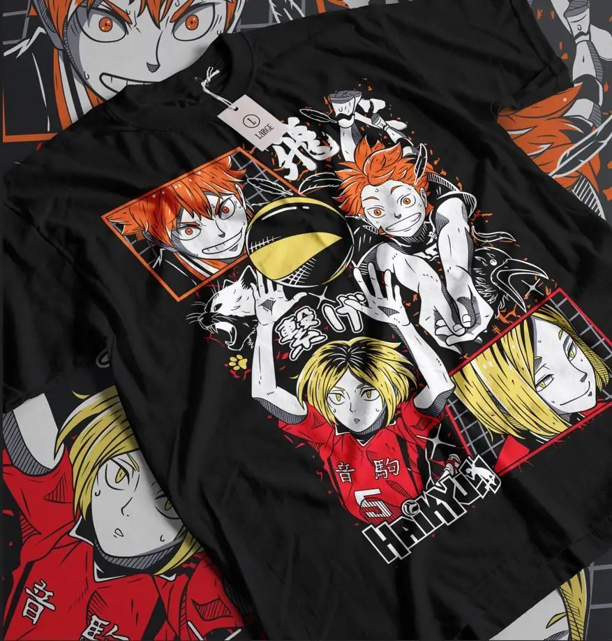 Haikyuu,Hinata,Kageyama,Nekoma new Unisex Shirt,Anime,gifts