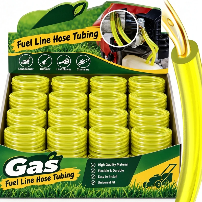 1/6M Universal Fuel Line Hose Set Garden Machinery Gas Pipe for Chainsaw Trimmer Blower Weeds Eater Garden Power Accessories