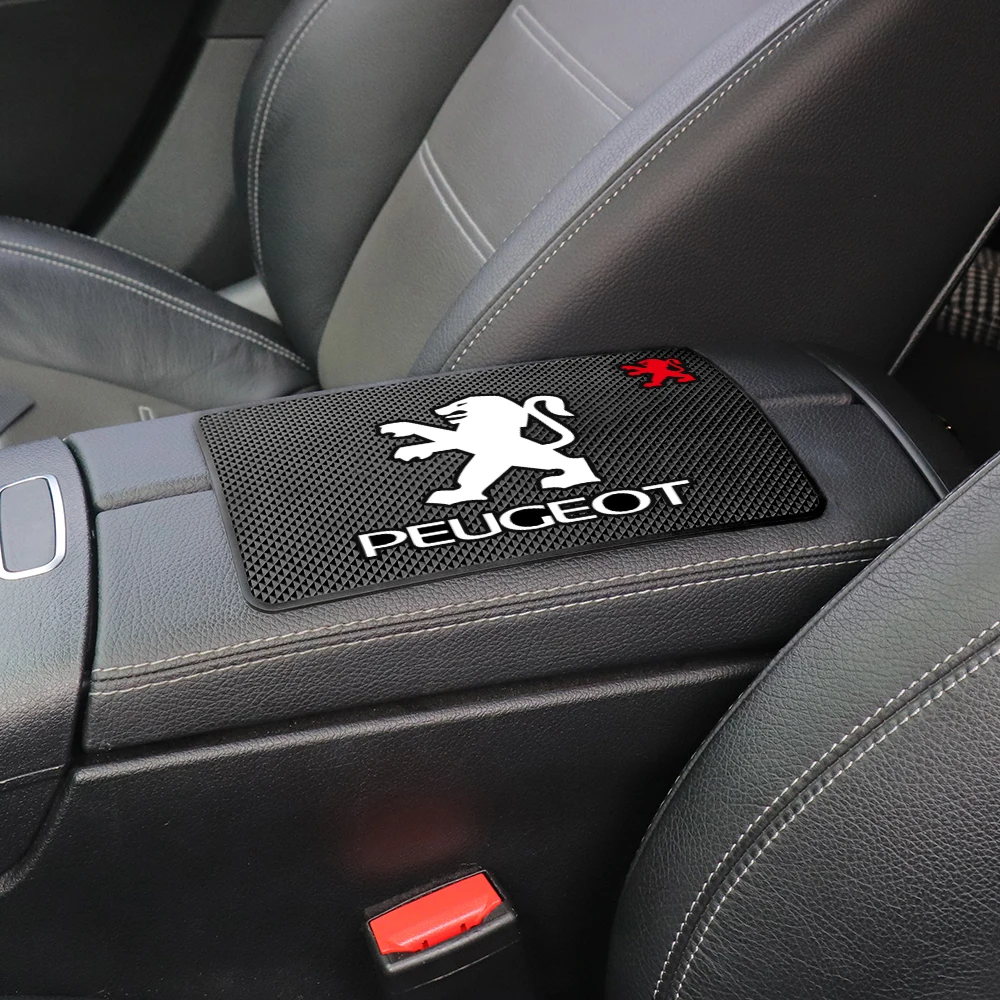 Silicone Car Interior Dashboard Anti Slip Pad Auto Non-Slip Mat For PEUGEOT 3008 5008 GT 108 206 207 208 301 307 T9 406 407 408