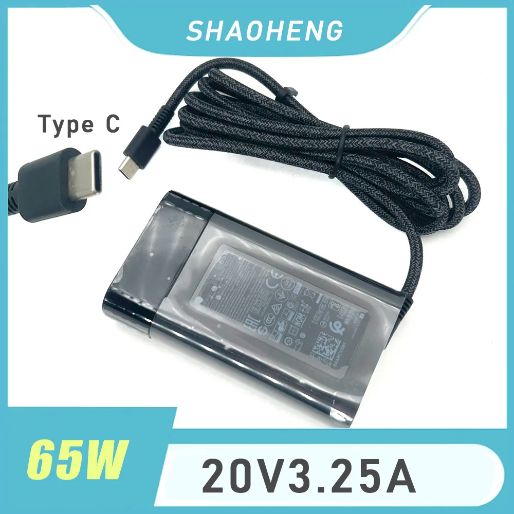 Cargador de portátil USB C original nuevo y delgado de 65W para HP Spectre X360, Elitebook x360, Envy X360, adaptador de corriente.