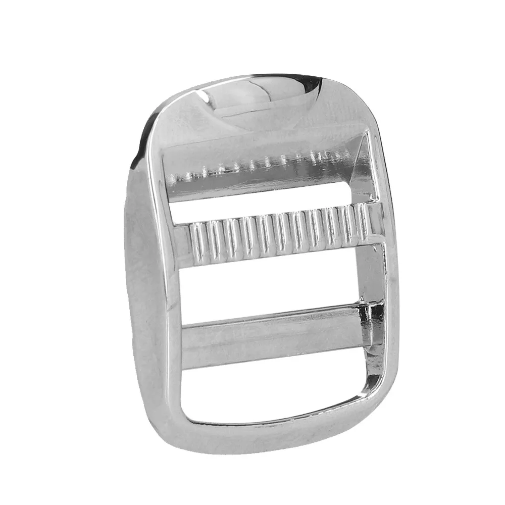 10pcs Heavy Zinc Alloy Ladder Lock Buckle 0.98 Inch Heavy Duty Release Buckle Shining Finish Adjustable Buckle For Backpack