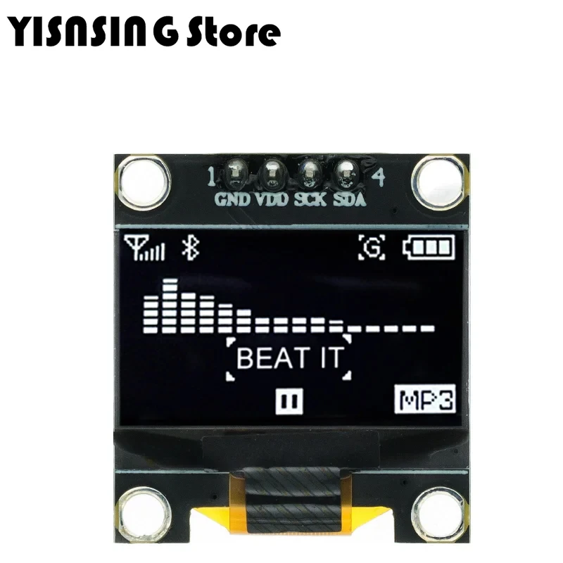 0.96 inch oled IIC Serial White OLED Display Module 128X64 I2C SSD1306 12864 LCD Screen Board For Arduino
