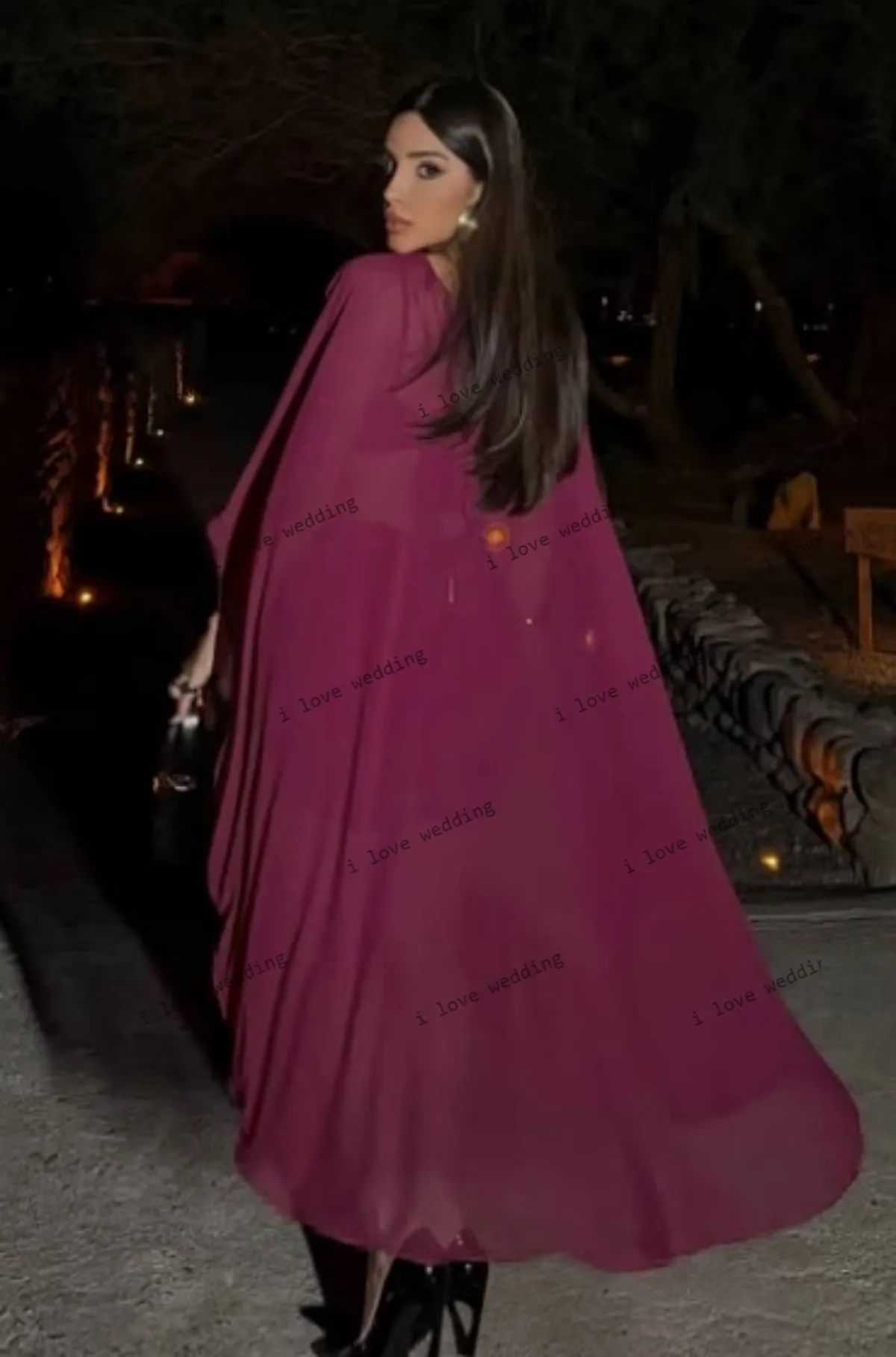 Burgundy Prom Dresses 2025 Formal Mini Length With Jacket Elegant Chiffon Wedding Party Dress For Woman Evening Dress Customized