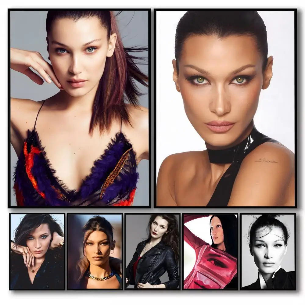 Bella H-Hadid Poster Holiday Gifts Decoration Designed For Home Restaurant Office Space Wall Art