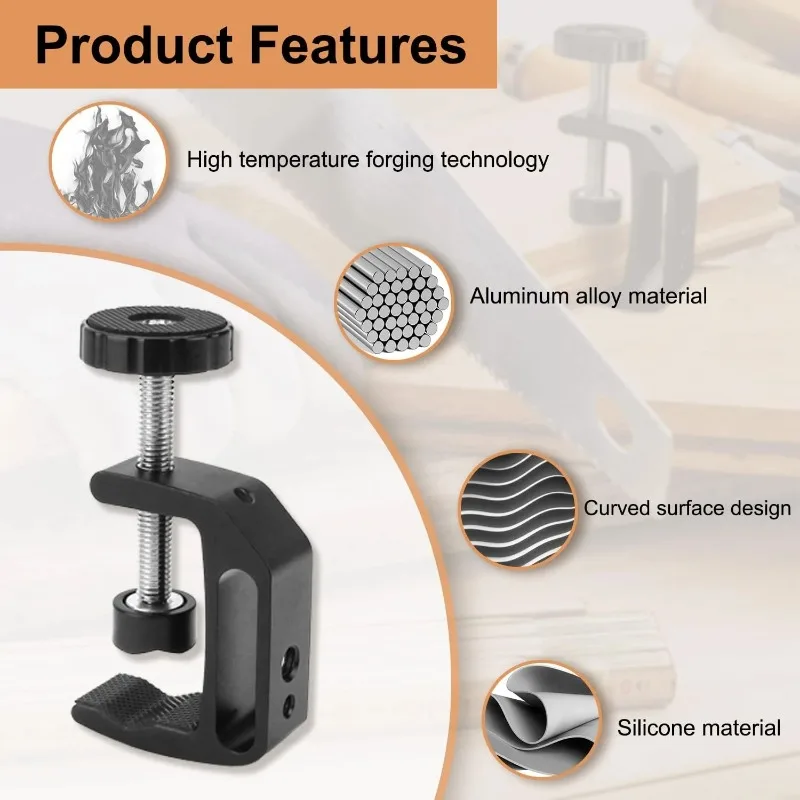 Anti slip design desktop stand LCD display accessories universal adjustable aluminum alloy 1/4 3/8 threaded hole