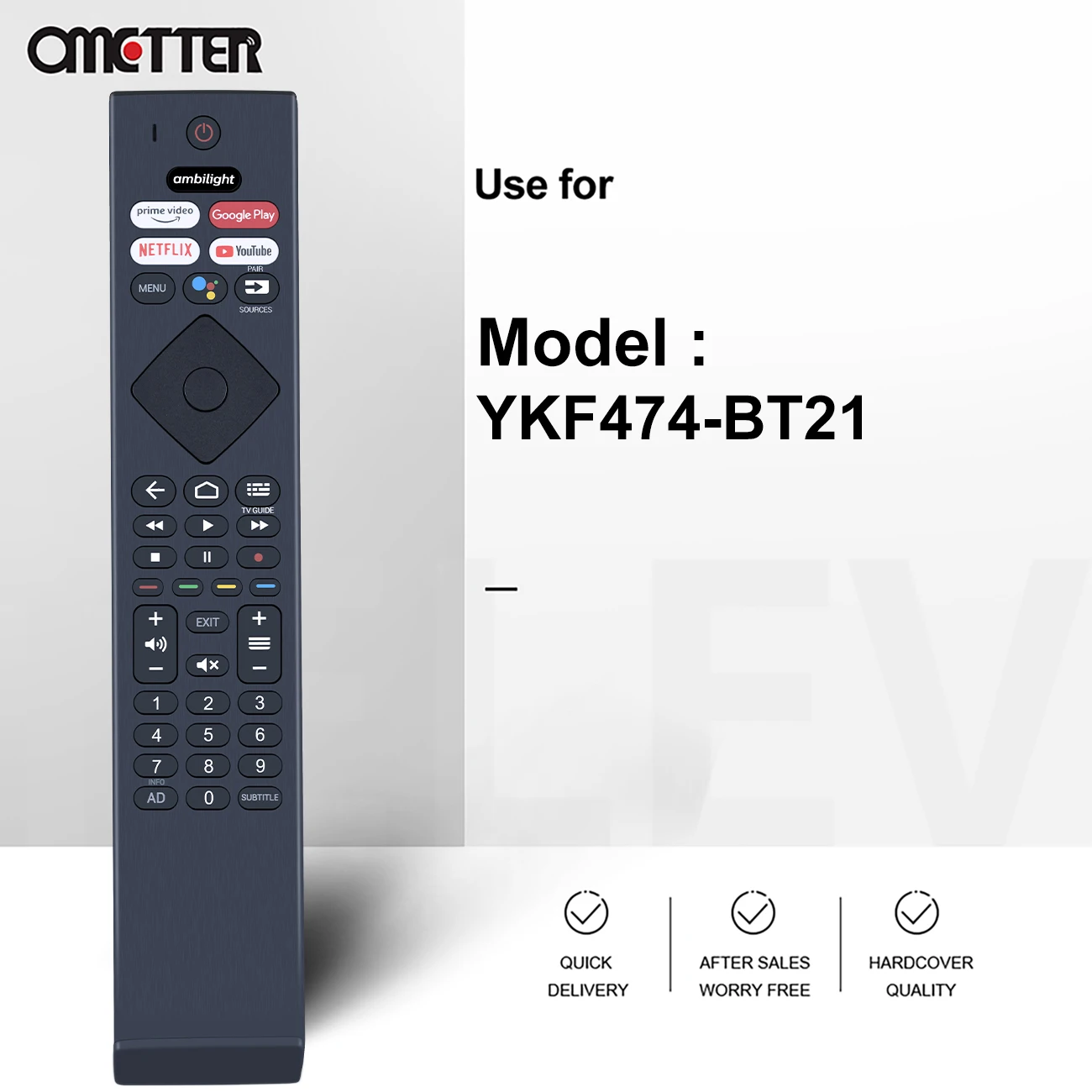 Голосовой пульт дистанционного управления для Philips 4k TV RC4284505/01RP YKF474-BT21 398GM10BEPHN0051HT RC428A 55PUD7906/30 65PUD7906 55PUT7906/75