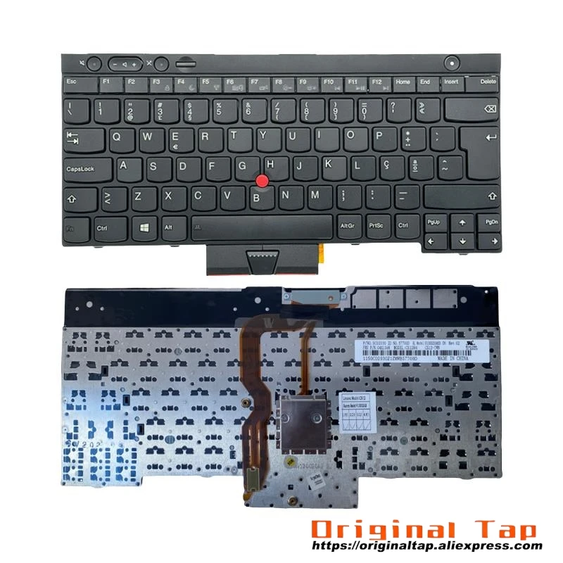 

Португальская клавиатура PT для Lenovo Thinkpad L430 L530 T430 T430s T530 W530 X230 X230t 04X1223 04Y0512 04Y0587 04X1337 04Y0624 04X
